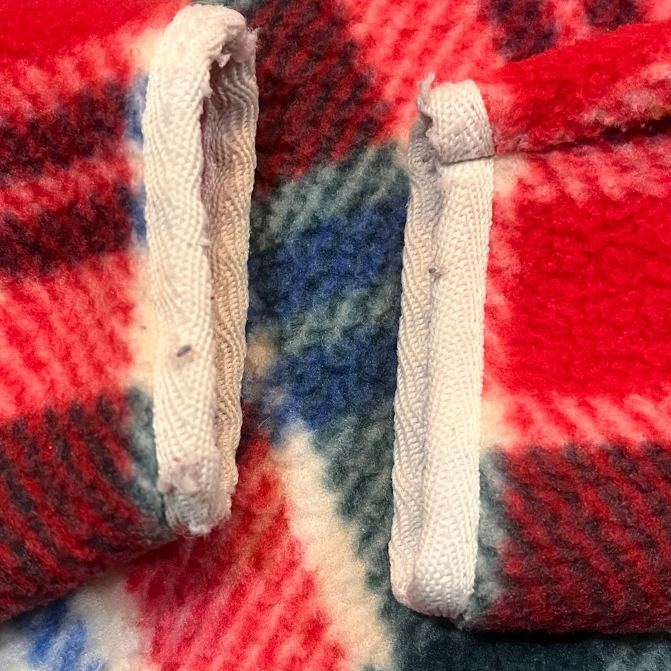 Sudadera con capucha de lana suéter a cuadros Hanna Andersson para niña talla 5 Foto 4 de 4