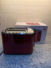 Morphy Richards 222066 Equip 2 Slice Toaster Red Removable Crumb Tray Stylish