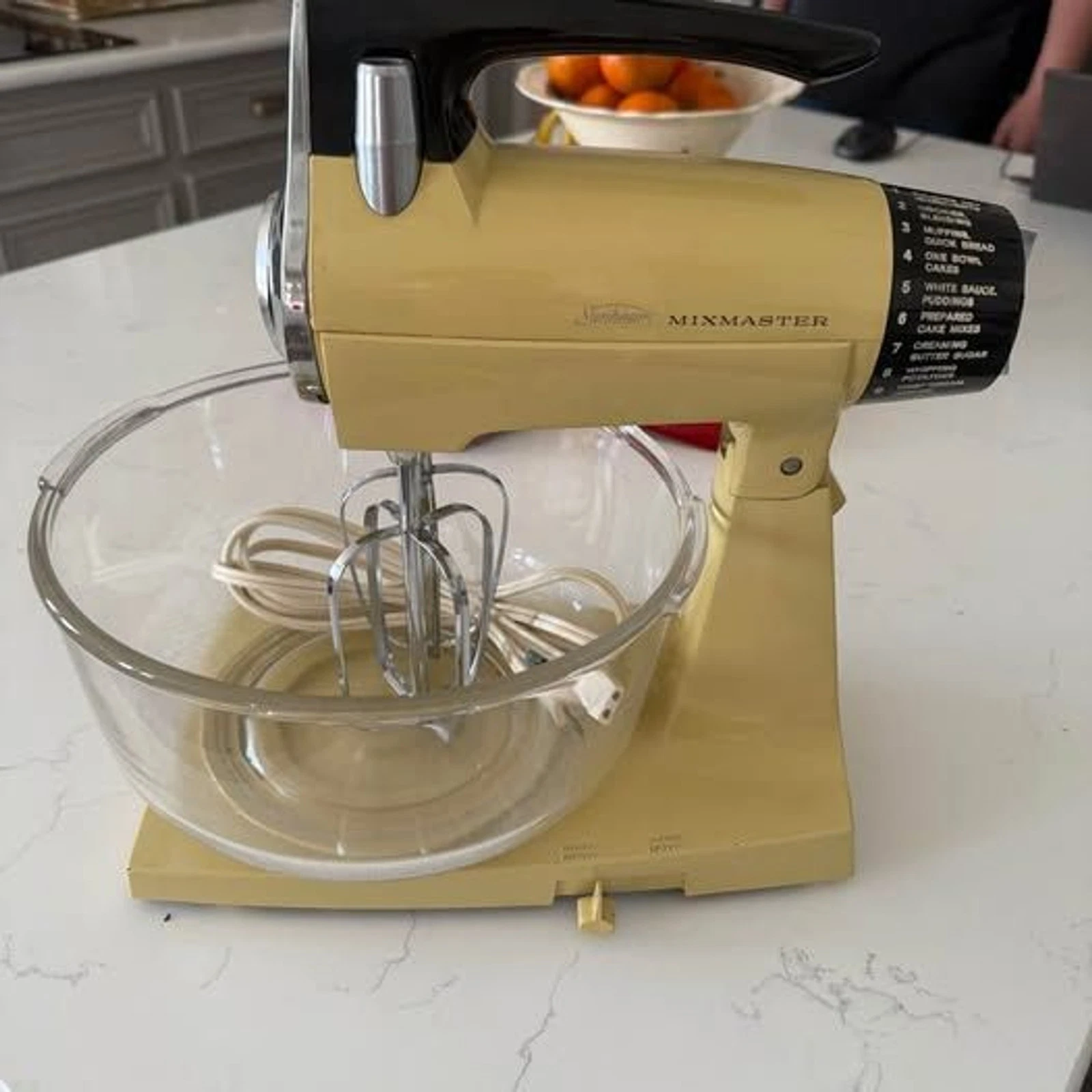 Vintage 1970’s SUNBEAM MixMaster Mixer working