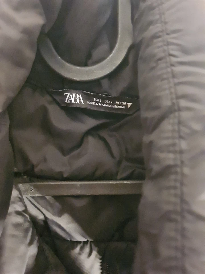 Weste Zara Schwarz Gr. L 38 40 Wie Neu Steppweste - Bild 3 von 4