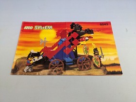 LEGO Knights 6043 Dragon Catapult Castle Dragon Defender + BA