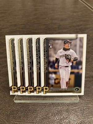 2025 Topps Update Tsung-Chi Cheng Rookie RC 5-Card Player Lot #US72 Pirates