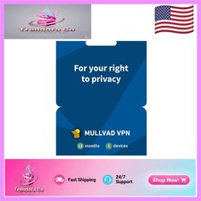 Comprehensive 12- VPN Service for 5 Devices Stay Safe Online Effortlessly