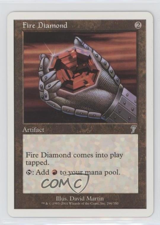 Fire Diamond Magic: 7th Edition #296 2001
