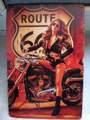 ROUTE 66 - Blechschild 20x30cm