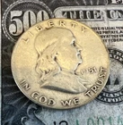 1951 D Silver Benjamin Franklin Half Dollar - Nice Find - Combined Shipping