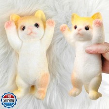 Hand Painted Cat Squishy Toys  Large Ultra Soft Kitty Squeeze Fidget Toys for