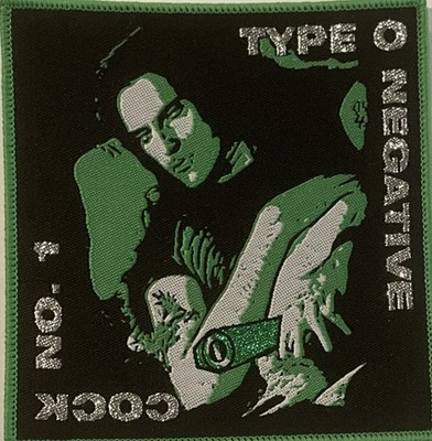 Type O Negative - Cock No. 1 4'' x 4'' Woven Patch [Peter Steele / Gothic Metal]