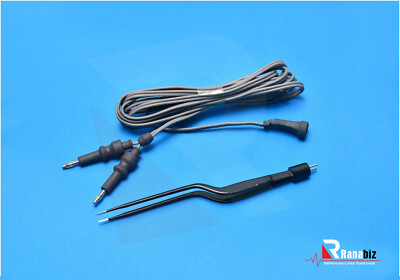 American Gerald Bayonet Non-Stick Bipolar Forceps,''Reusable''-18cm/20cm &3m Cord