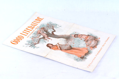Good Literature October 1908 Magazine Child Climbing Apple Tree Cover
