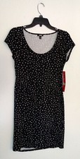 Seventeen Black/White Polka Dot Dress, Women's/Junior's Large