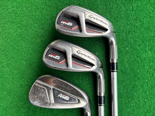 TaylorMade M6 Iron Set 5-9+PwAw 7pc RH FUBUKI graphite shaft Flex Regular Used - Picture 3 of 14