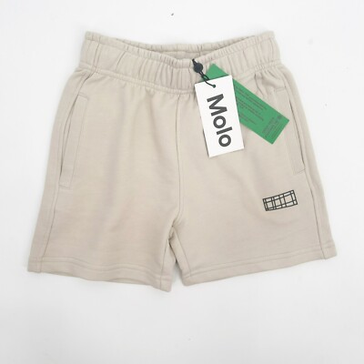 Molo Boys Size 110cm Cream Colored Adian Sweat Shorts with