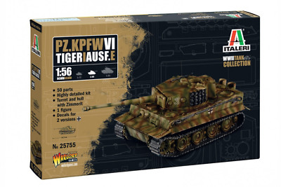 Italeri 25755 Panzerkampfwager VI Tiger Ausf.E Plastik Modellbausatz 1:56 NEU
