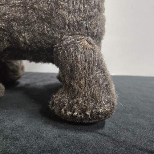 Schuco Trip Trap Scotch Terrier Hund 50er Jahre Plüschtier Zugspielzeug mechanisch 10 Zoll lang - Bild 12 von 16