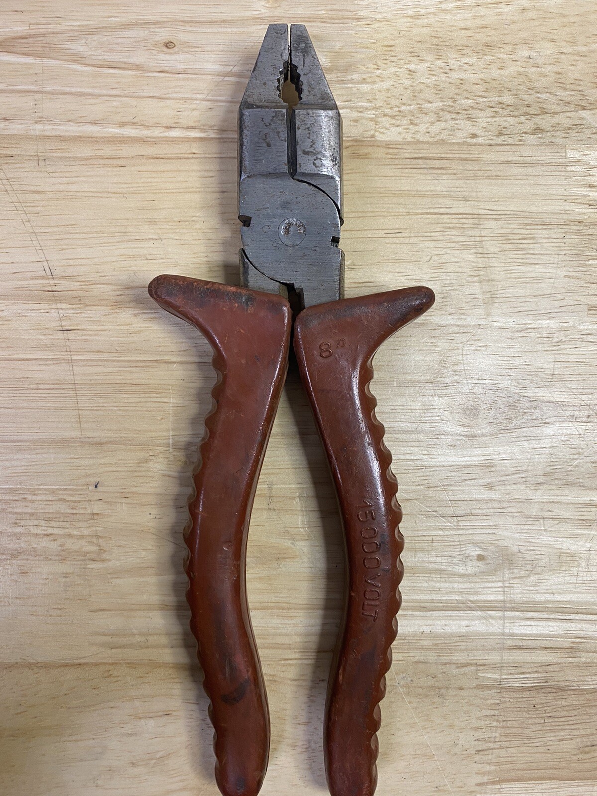Lineman Pliers 8" 15,000 Volt Made In Germany Vintage eBay