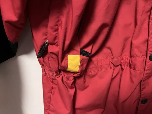 Vintage Mens LL Bean Full Zip Black Red Yellow Parka Jacket Size L Reg Ski Snow - Picture 5 of 8
