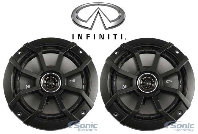Замена заднего заводского автомобильного динамика Kicker 65 для INFINITI QX4 1997-2003 годов выпуска 11590₽
