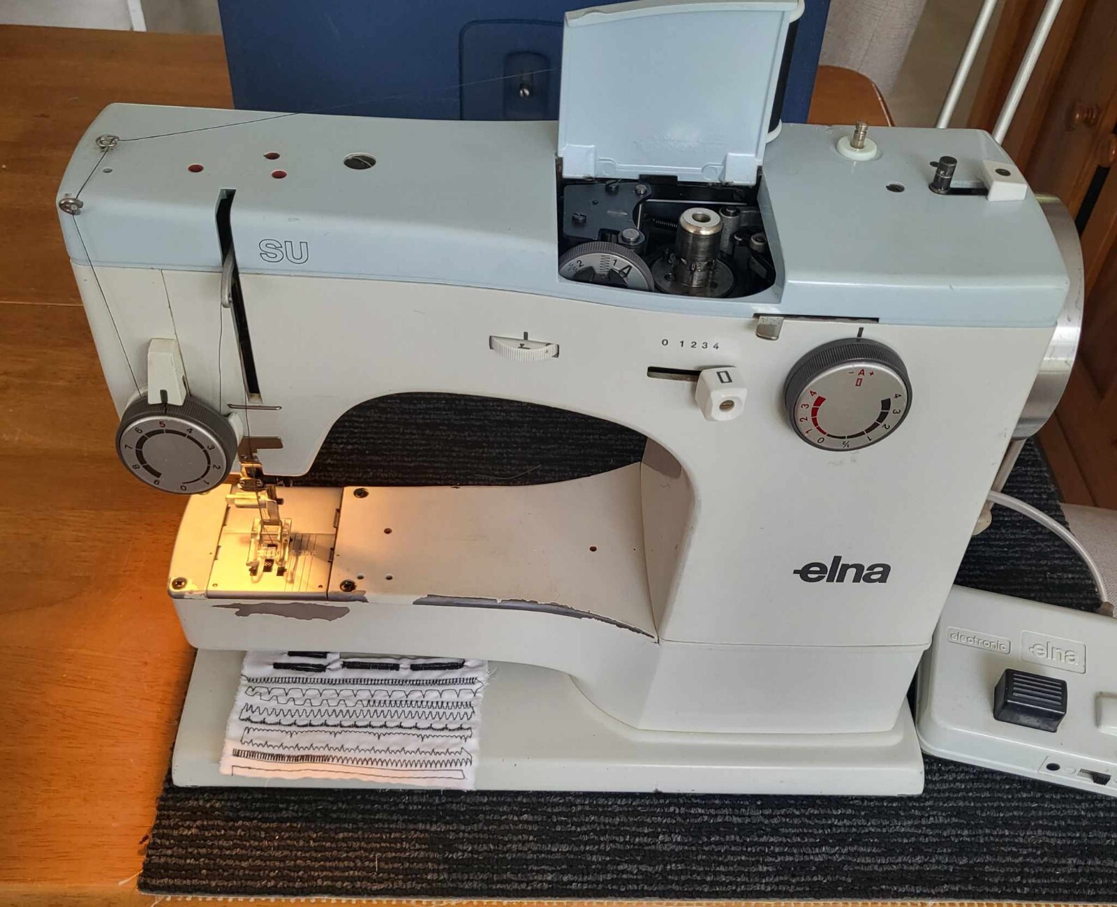Vintage Elna Sewing Machine Su 62c Star Series VGC eBay
