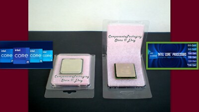 Core i5 i3 11th Gen Processor Clam Shell Case LGA1200 - Lot of 10 25 40 80 125