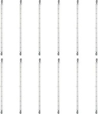 12Pack Mini Tube 254mm Double-Ended T3 Bulb, R7s Clear, 3200K, 1500W, 28000LM