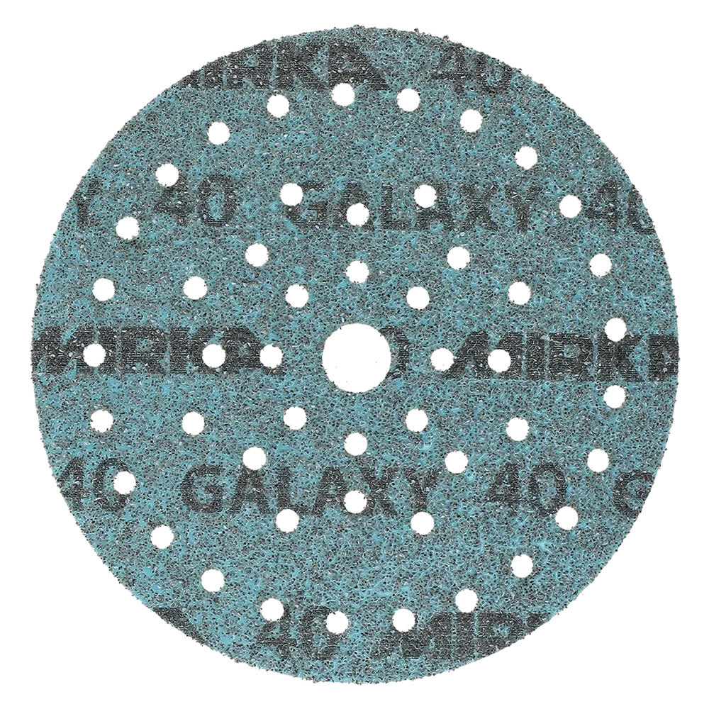 DISCO ABRASIVO MULTIFORO LEVIGATRICE MURO 'GALAXY Ø 125 mm -PZ 50 - grana 60