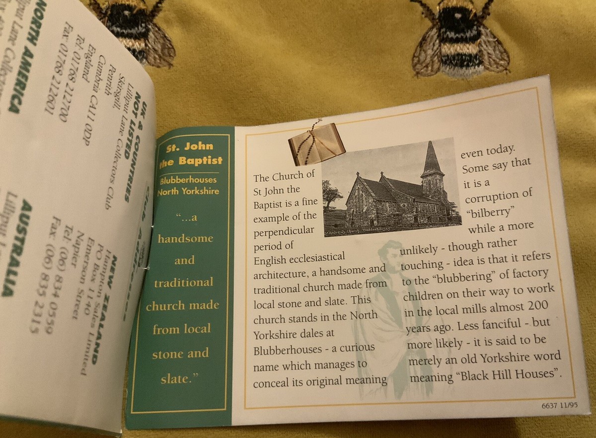 Lilliput Lane St John The Baptist Church English Collection North
