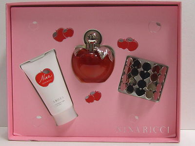 Nina by Nina Ricci Women 3 Pcs Set 1.7 oz EDT Spray + 1.7 oz Lotion + Bracelet