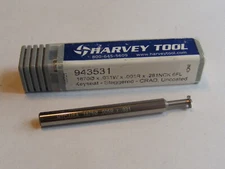 1 - Harvey Tool End Mill 943531 1870Ø x .005R x .281NCK 6FL Keyseat Staggered 