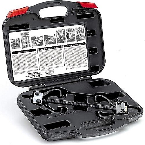 Powerbuilt Strut Coil Spring Compressor Tool Kit, Compress, Remove and