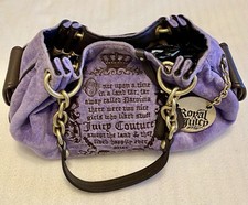 Juicy Couture Retro Y2k Rare Royal Juicy Bag Purple