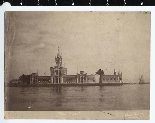 c. 1880's Ilha Fiscal, Rio de Janiero Photo by Marc Ferrez - Picture 2 of 3
