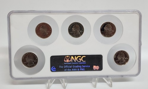 2006-S NGC PF 70 ULTRA CAMEO Clad Proof State Quarter Set - Picture 2 of 7