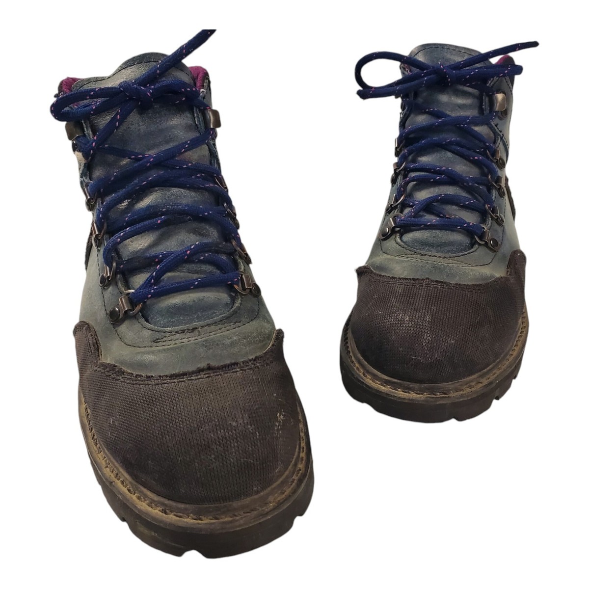 RED WING SHOES Boots Mens Size 6 Blue Black Canvas Combat ANSI Z41 PT91 Workwear RED WING SHOES Boots Mens Size 6 Blue Black Canvas Combat  main image 2