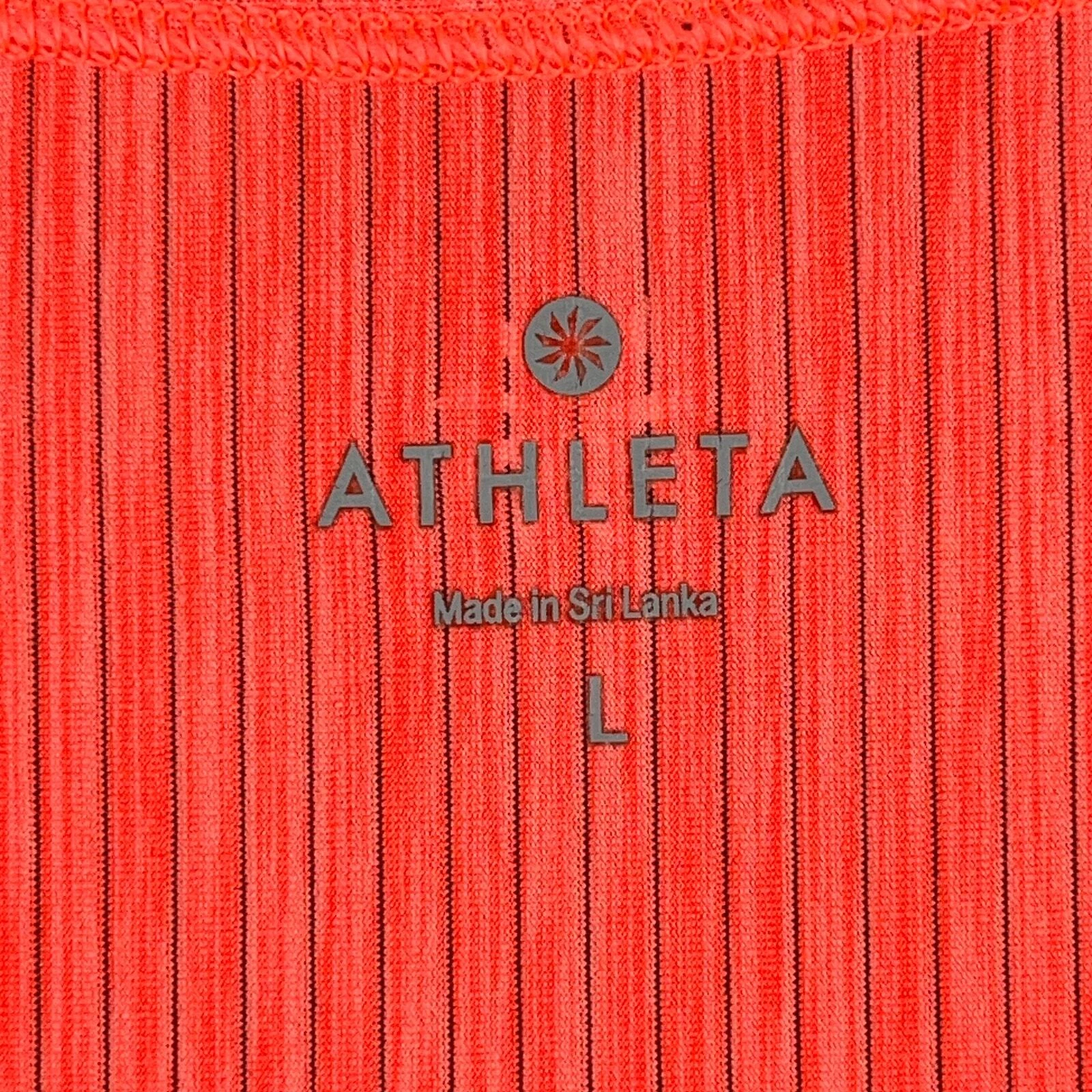 athleta ribbed scoop neck athleisure gym yoga studio shirt