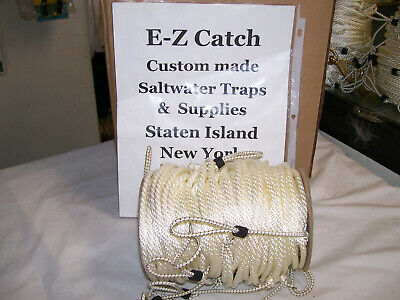 1/4" Medium-Lay Snood Crab Trotline 1200 Foot Spool NEW 1/8" Snoods 6 Ft