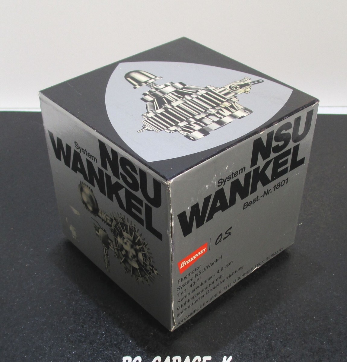 OS NSU WANKEL ロータリーエンジン　49-PI Graupner O.S. NSU Wankel 49-pi Rotary Engine Best-nr 1801