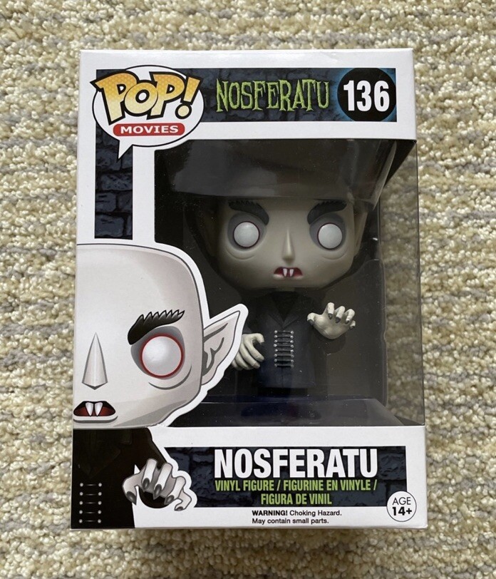 Nib Rare Funko Pop! Nosferatu #136 Vaulted Horror Monster Movies: Vinyl Figure