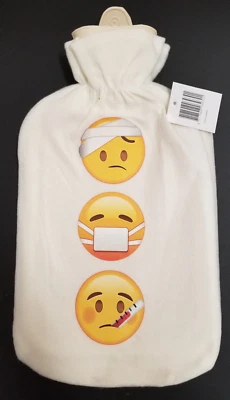 MARKENLOS Sonderposten Wärmflaschen mit "kränklichen Gesichtern"