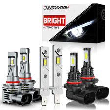 For Subaru Outback 2000-2004 6x LED Headlight Fog Light Bulbs Combo Kit 6000K