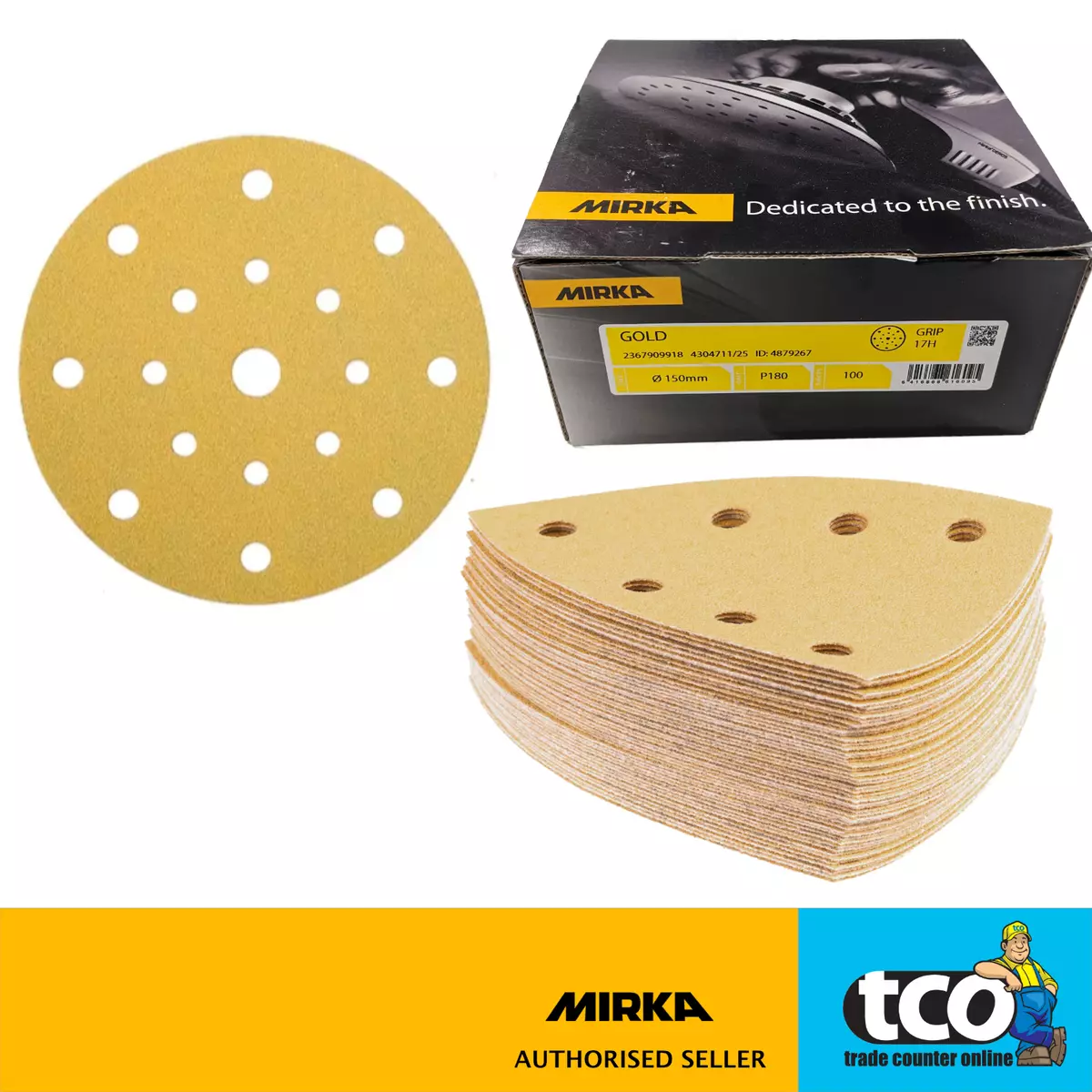Mirka gold 2024 sanding discs
