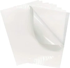 White Vinyl Glossy Self Adhesive A4 Sticker Paper/Label for Inkjet & laser