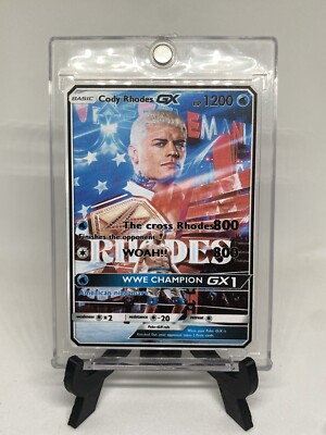 Cody Rhodes Pokmon Card WWE | eBay