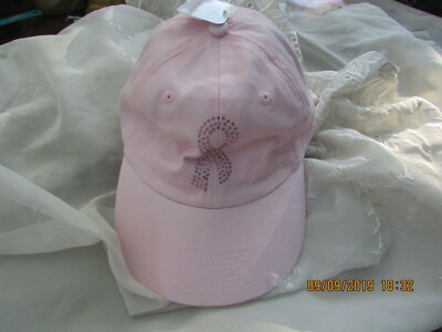 Breast Cancer Pink Ball Cap with 