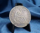 1855-O Seated Liberty Silver Half Dollar Coin 50c Arrows New Orleans CN740