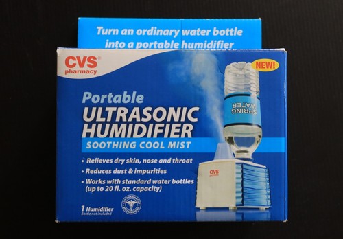 CVS Pharmacy Portable Ultrasonic Humidifier Soothing Cool Mist ...