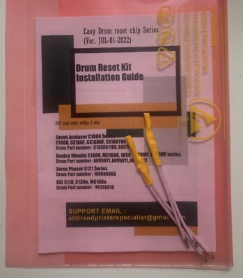 Super Easy Drum Reset Kit für Epson Aculaser C1600 & Xerox Phaser 6121 Drucker