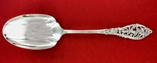Reed & Barton Sterling Silver Florentine Lace 9" Serving Salad Spoon