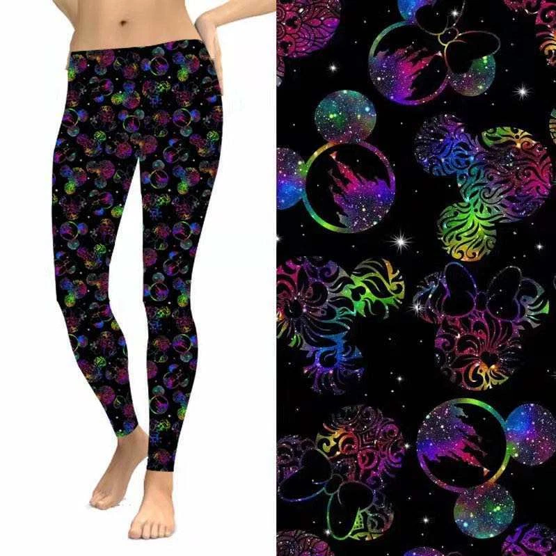 Disney Mickey Mouse Halloween Trick Or Treat Leggings Plus Size | Hot Topic