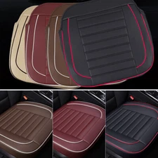 Universal Leather Car Front Seat Cover Protector Anti-Slip Bottom Cushion Cover